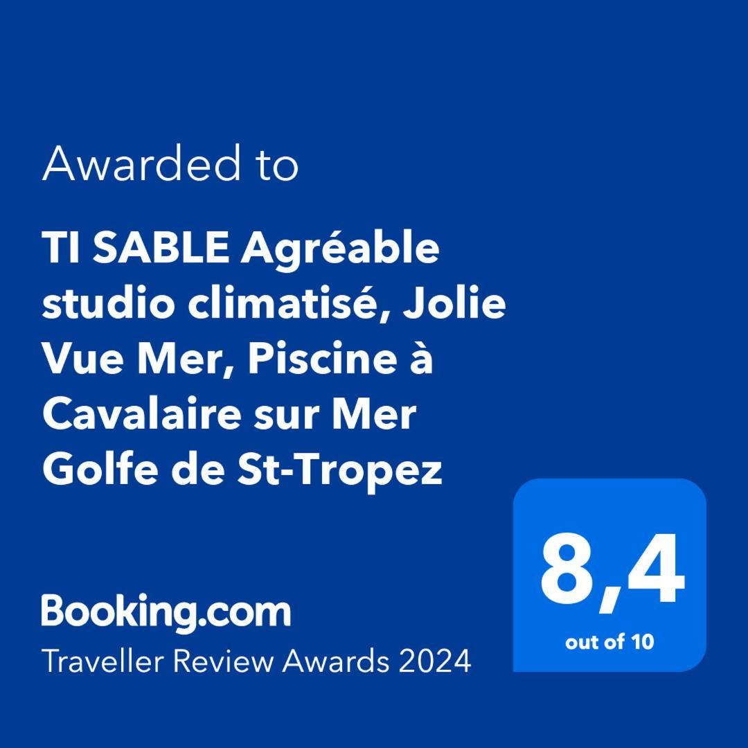 "Ti Sable" Agreable Studio Climatise, Jolie Vue Mer, Piscine A Cavalaire Sur Mer Golfe De St-Tropez エクステリア 写真